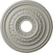 Ekena Millwork Orleans Ceiling Medallion (Fits Canopies up to 4 5/8"), 17 5/8"OD X 3 5/8"ID X 1 7/8"P, Pot of Cream CM17OLPCF - alternate 1